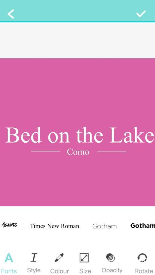 Bed On The Lake Como Monolocale Vista Lago Buitenkant foto